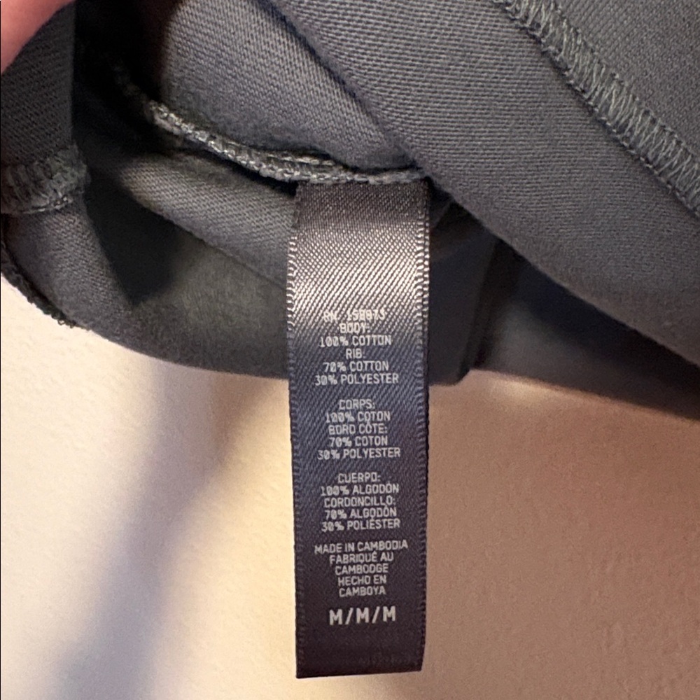 NEW NWT Skims Men’s Heavyweight Cotton SS Tee T-Shirt Gunmetal Gray Medium $54 - Picture 6 of 7